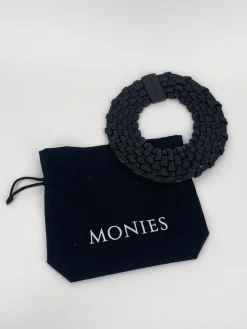 Pamono Braided Leather Necklace from Monies, 1990s><noscript><img width=