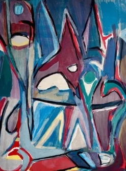 Pamono Bram Van Velde, Untitled, 1980s, Lithograph> Abstraction