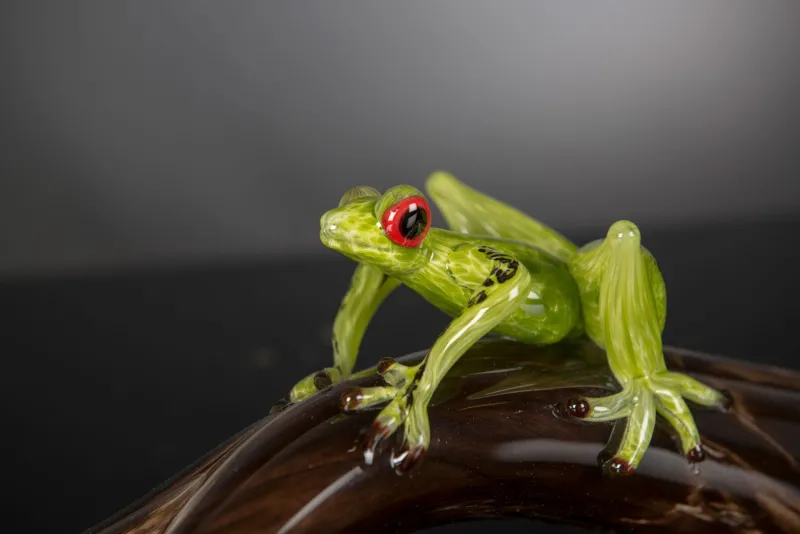 Pamono Branch with Frog Sculpture from VGnewtrend> Decorative Objects