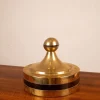 Clearance Pamono Brass and Acrylic Glass Storage Box by Renato Meneghetti for DDD Design, 1970s