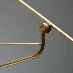 Clearance Pamono Brass and Black Metal No 3030 Wall Light from Stilnovo, Italy, 1950s