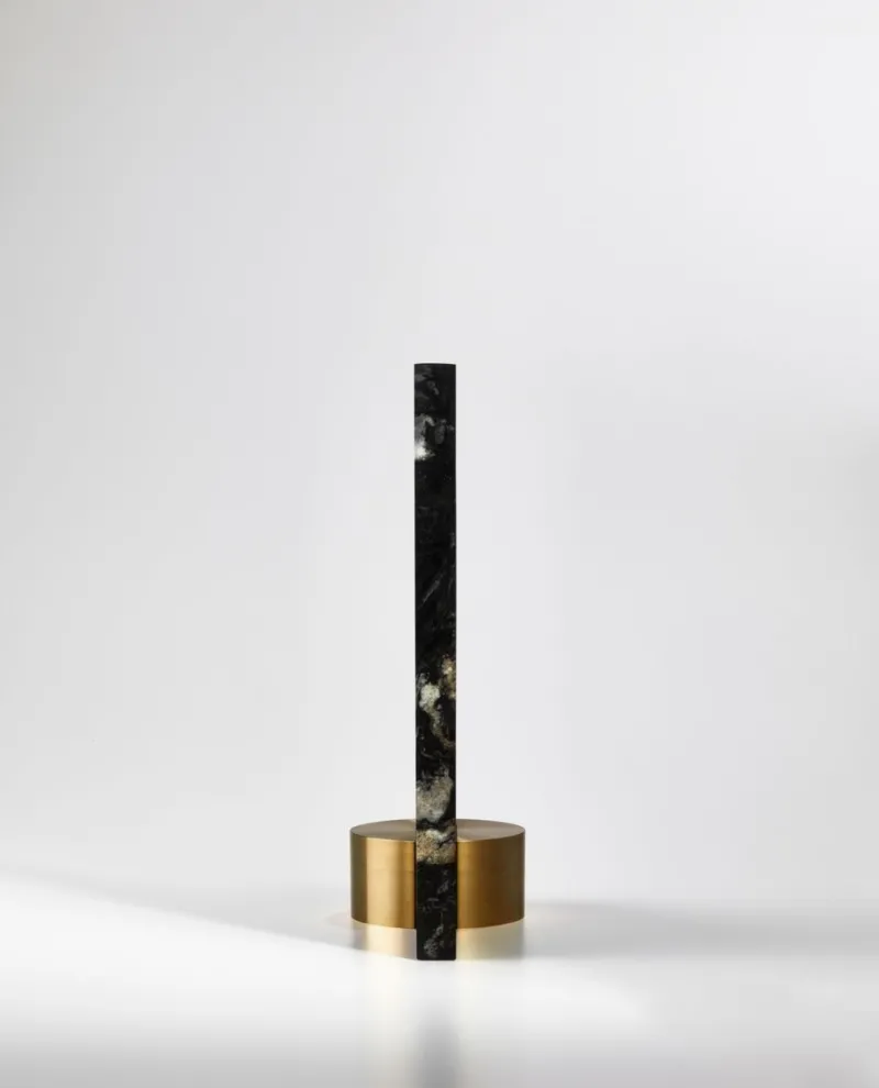 Pamono Brass and Granite Bookend by William Guillon> Bookends