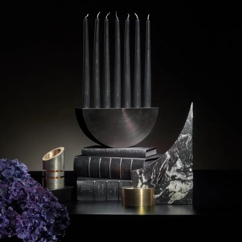 Pamono Brass and Granite Bookend by William Guillon> Bookends