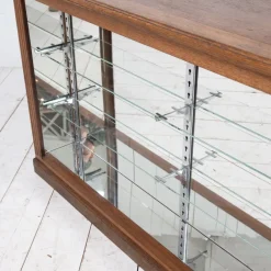 Pamono Brass and Oak Counter, 1930><noscript><img width=