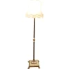 Pamono Brass and Onyx Column Floor Lamp, 1960s> Floor Lamps