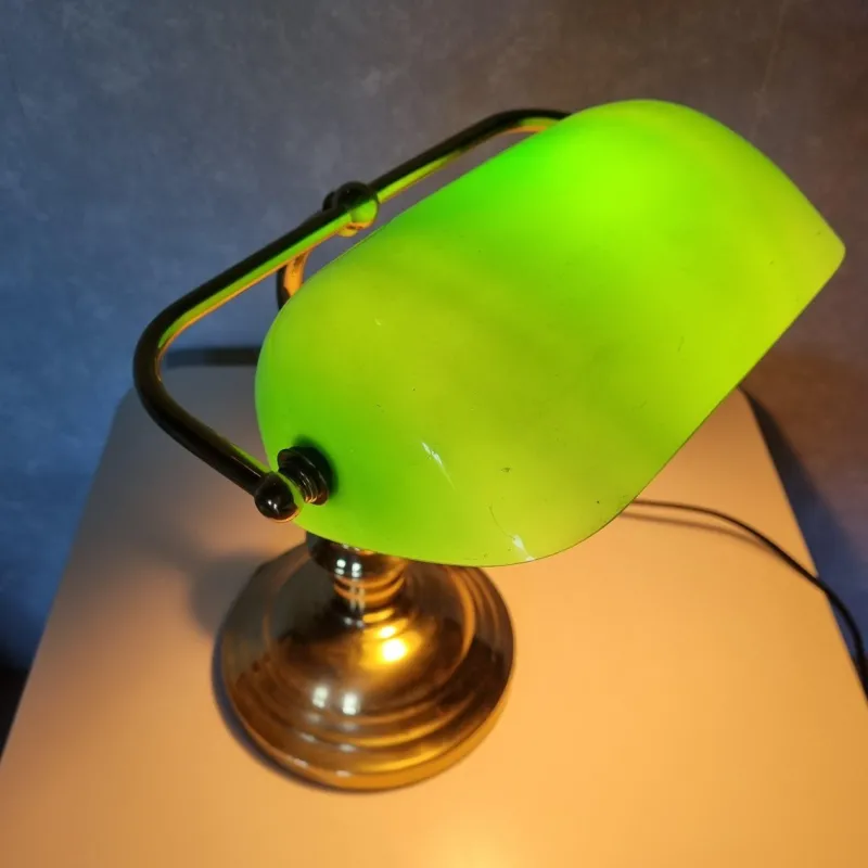 Pamono Brass Bank Lamp, 1980s> Table Lamps