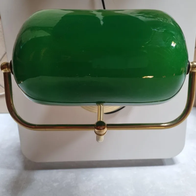 Pamono Brass Bank Lamp, 1980s> Table Lamps