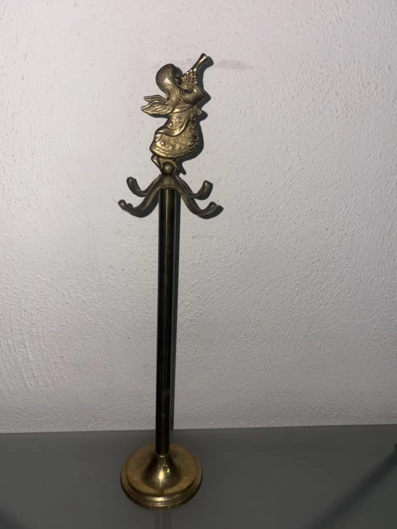 Sale Pamono Brass Crown Support, 1950s