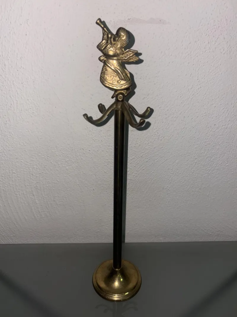 Sale Pamono Brass Crown Support, 1950s