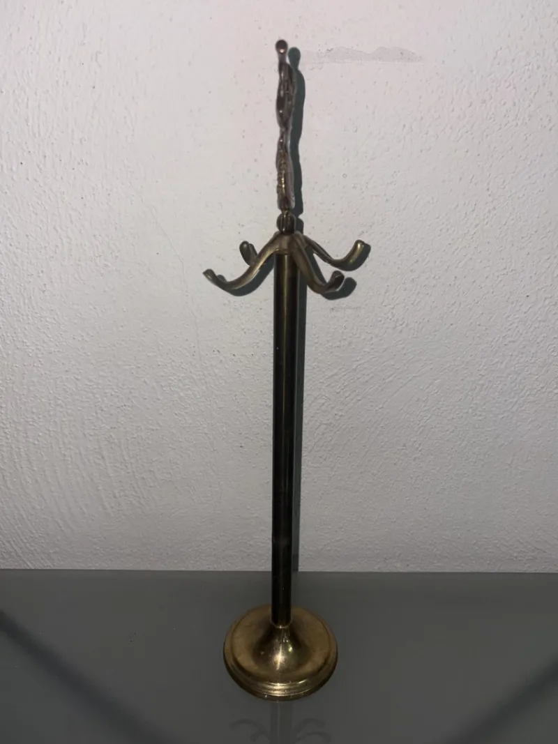 Sale Pamono Brass Crown Support, 1950s