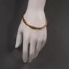 Pamono Brass Cuff Bracelet with Circles, 1980s> Bracelets