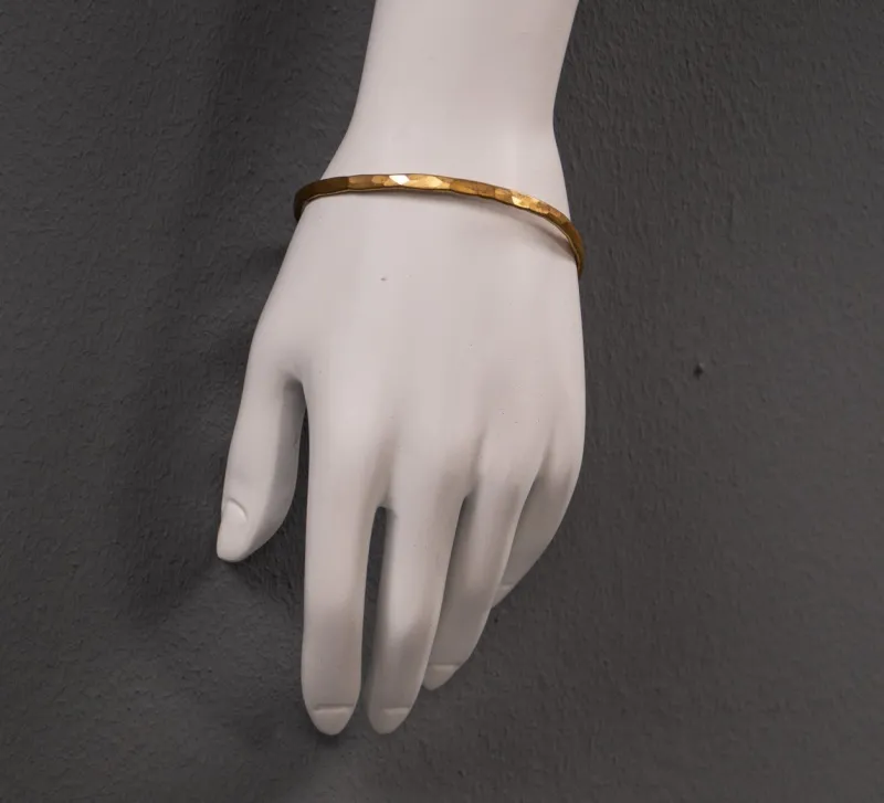 Pamono Brass Cuff Bracelet with Circles, 1980s> Bracelets