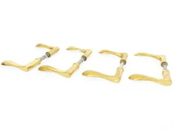 Online Pamono Brass Door Handles, 1960, Set of 4