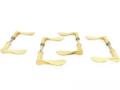 Online Pamono Brass Door Handles, 1960, Set of 4