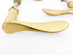 Online Pamono Brass Door Handles, 1960, Set of 4