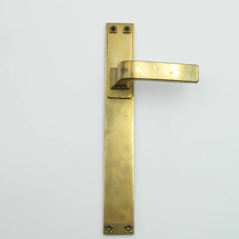 Clearance Pamono Brass Door Handles by Otto Wagner, 1950s, Set of 12