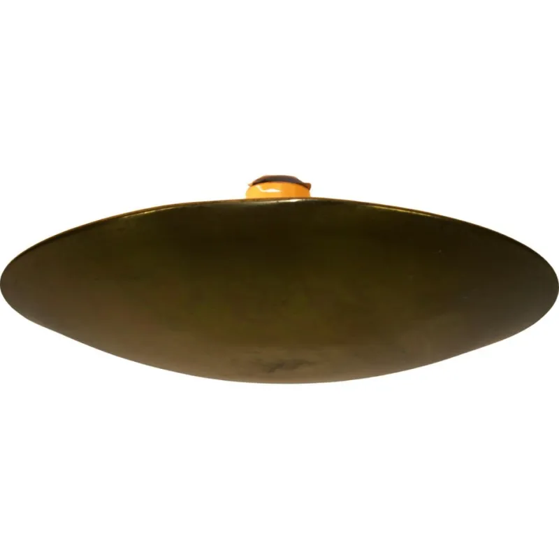 Pamono Brass Flush Mount by Florian Schulz, 1960s> Ceiling Lights