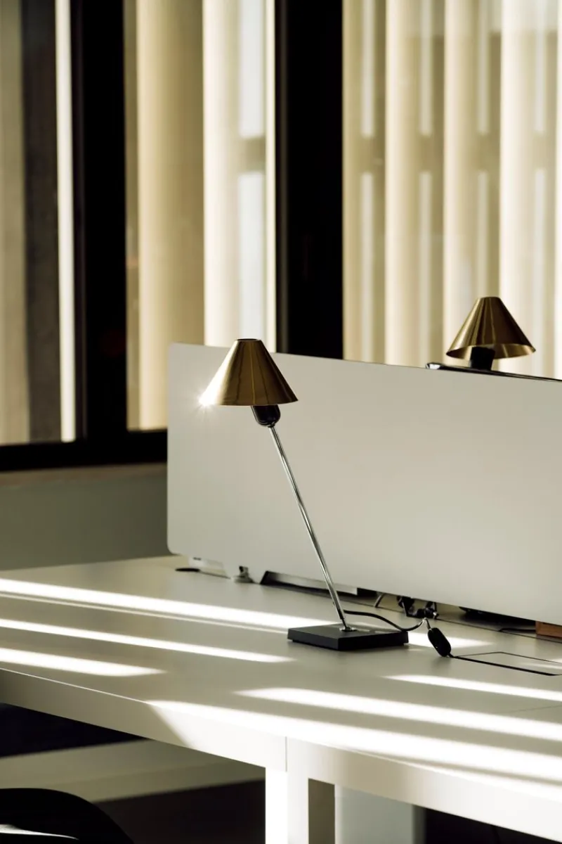 Hot Pamono Brass Gira Table Lamp by J.M. Massana
