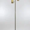 Discount Pamono Brass Giunco Floor Lamp by Fulvio Ferrari for Solka B, 1970s