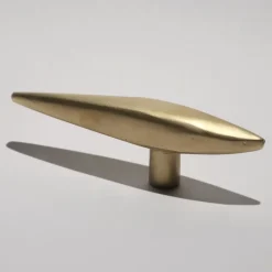 Pamono Brass Hardware Elemental Holds Cocoon Hook or Handle by Noah Spencer for Fort Makers, 2019> Racks, Hooks & Valets