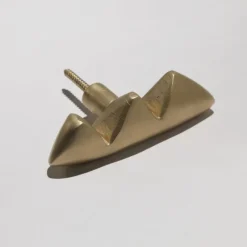 Pamono Brass Hardware Elemental Holds Mountains Hook or Handle by Noah Spencer for Fort Makers, 2019><noscript><img width=