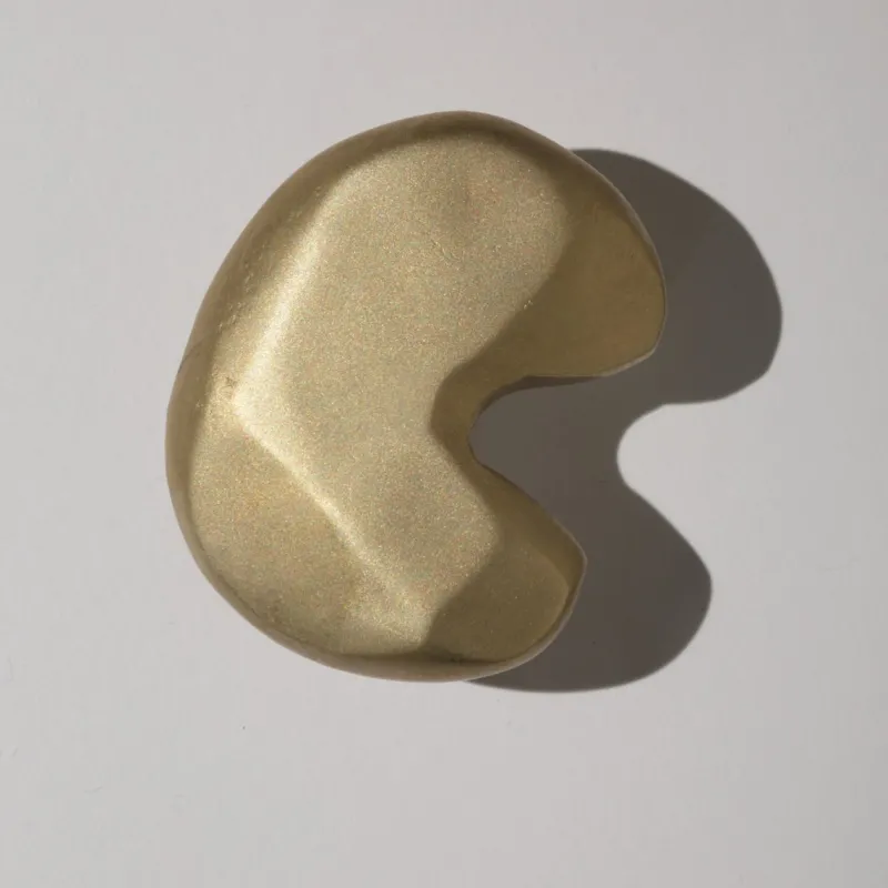 Clearance Pamono Brass Hardware Elemental Holds Smile Hook or Handle by Noah Spencer for Fort Makers, 2019