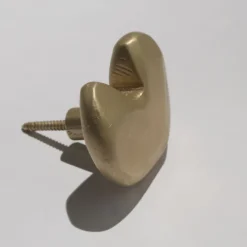 Clearance Pamono Brass Hardware Elemental Holds Smile Hook or Handle by Noah Spencer for Fort Makers, 2019
