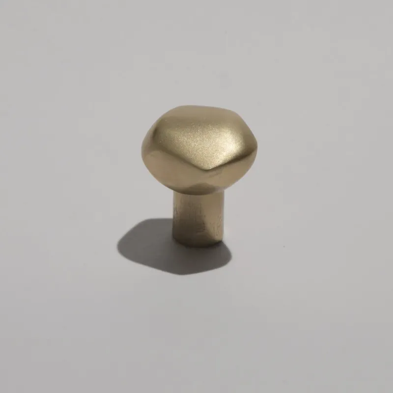 Pamono Brass Hardware Elemental Holds Pebble Hook or Handle by Noah Spencer for Fort Makers, 2019> Racks, Hooks & Valets