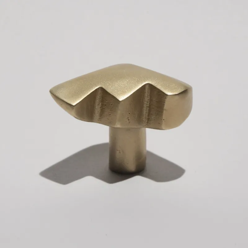 Pamono Brass Hardware Elemental Holds Steps Hook or Handle by Noah Spencer for Fort Makers, 2019> Racks, Hooks & Valets