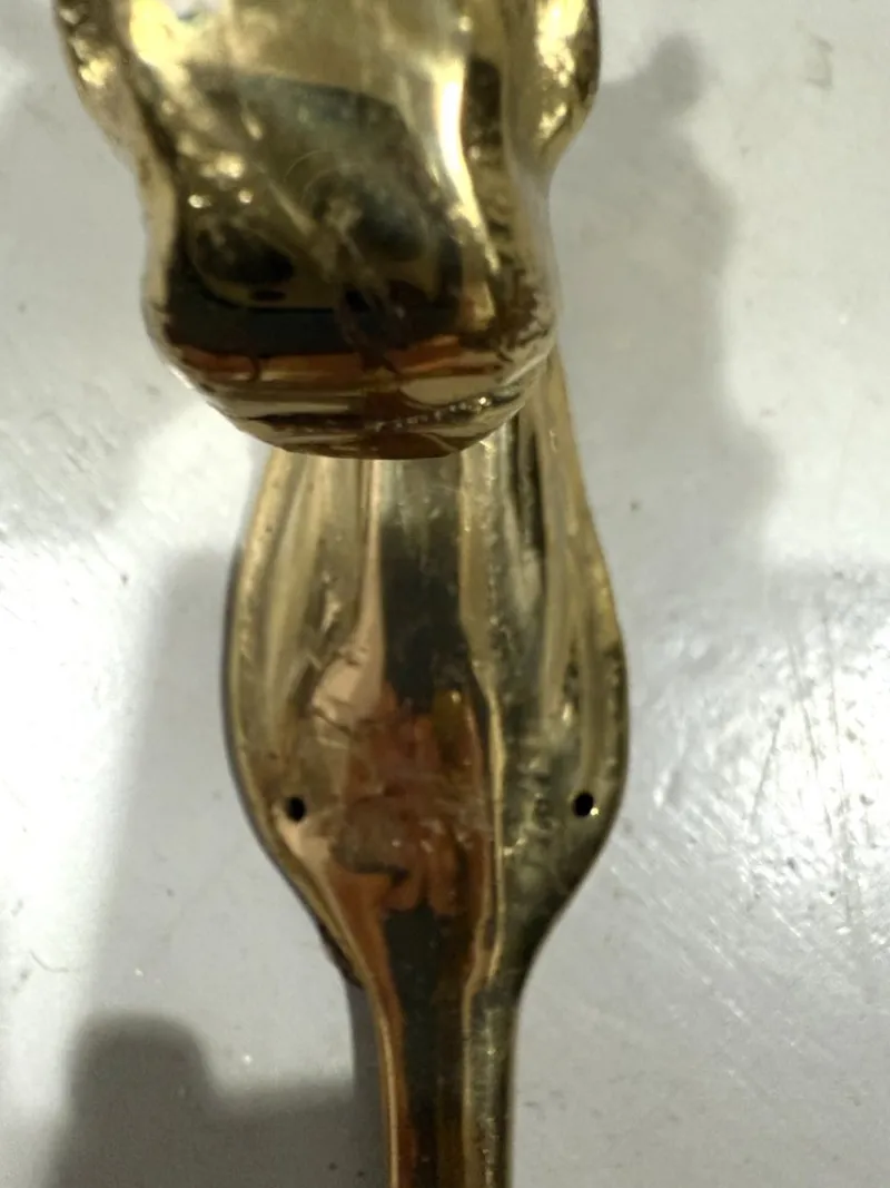 Discount Pamono Brass Horse Coat Hooks, 1960s, Set of 4