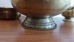 Pamono Brass Planters, 1950s-1960s, Set of 4><noscript><img width=