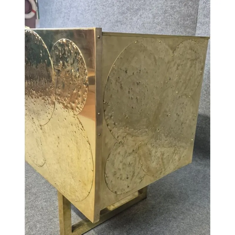 Pamono Brass Sideboard by Justfurnituress Designer> Storage