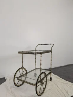 Pamono Brass Trolley from Maison Bagues> Serving Bar Carts & Trolleys