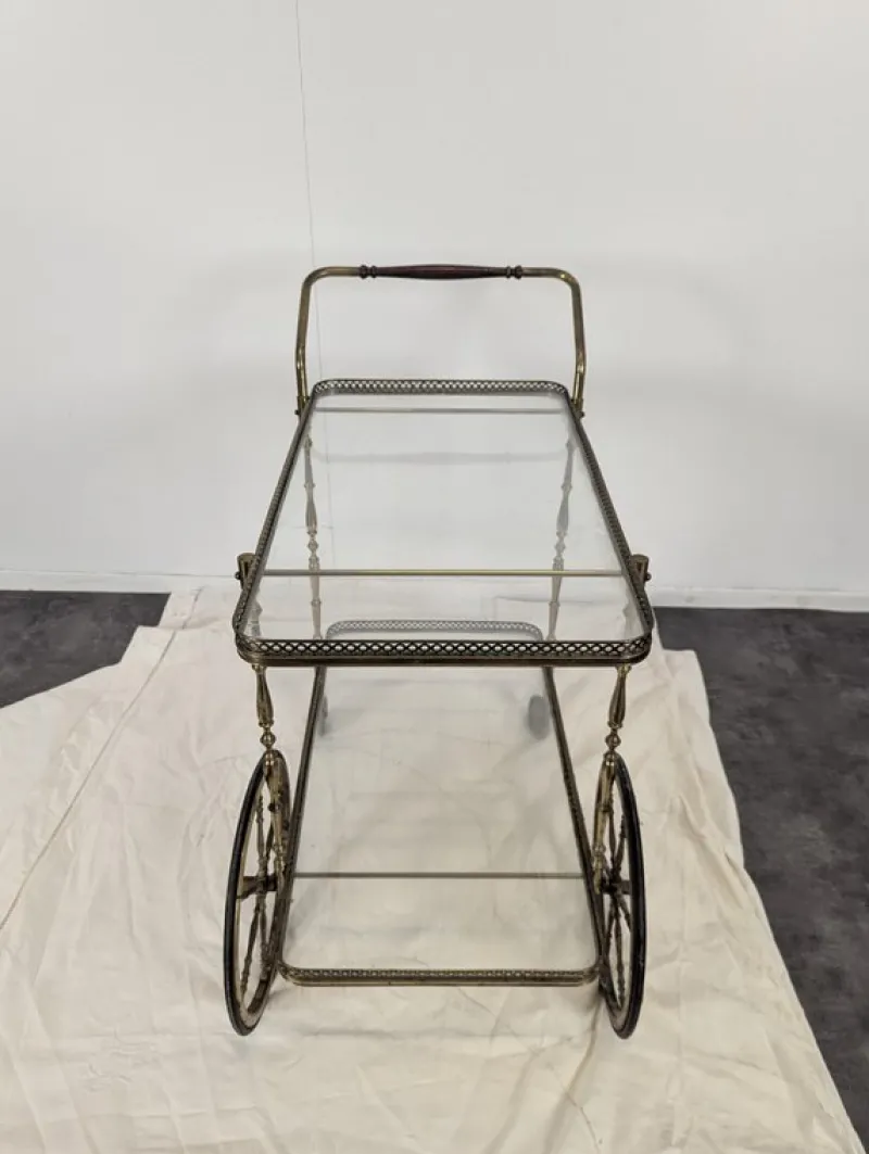 Pamono Brass Trolley from Maison Bagues> Serving Bar Carts & Trolleys