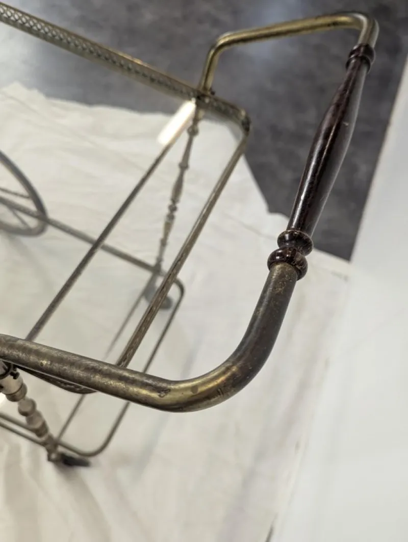 Pamono Brass Trolley from Maison Bagues> Serving Bar Carts & Trolleys