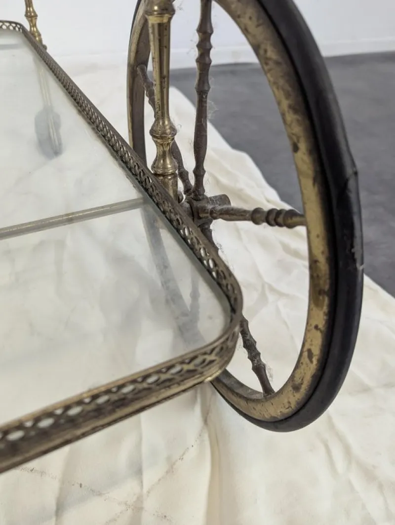Pamono Brass Trolley from Maison Bagues> Serving Bar Carts & Trolleys