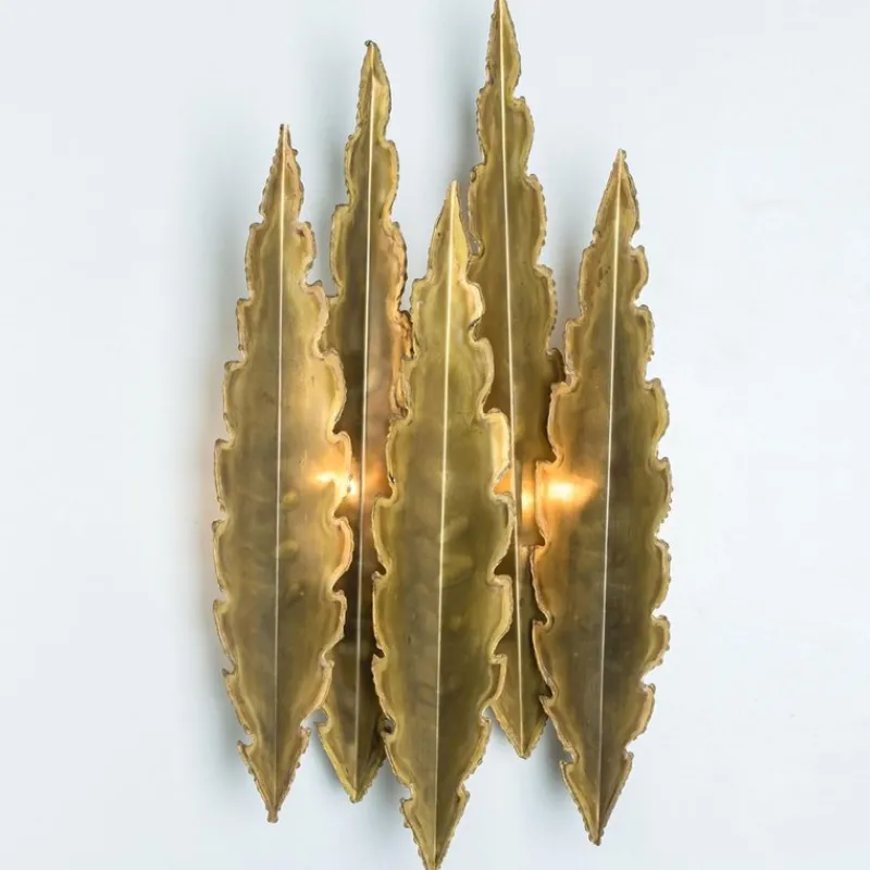Pamono Brass Wall Sconces by Holm Sorensen, 1960, Set of 2> Wall Lights & Sconces