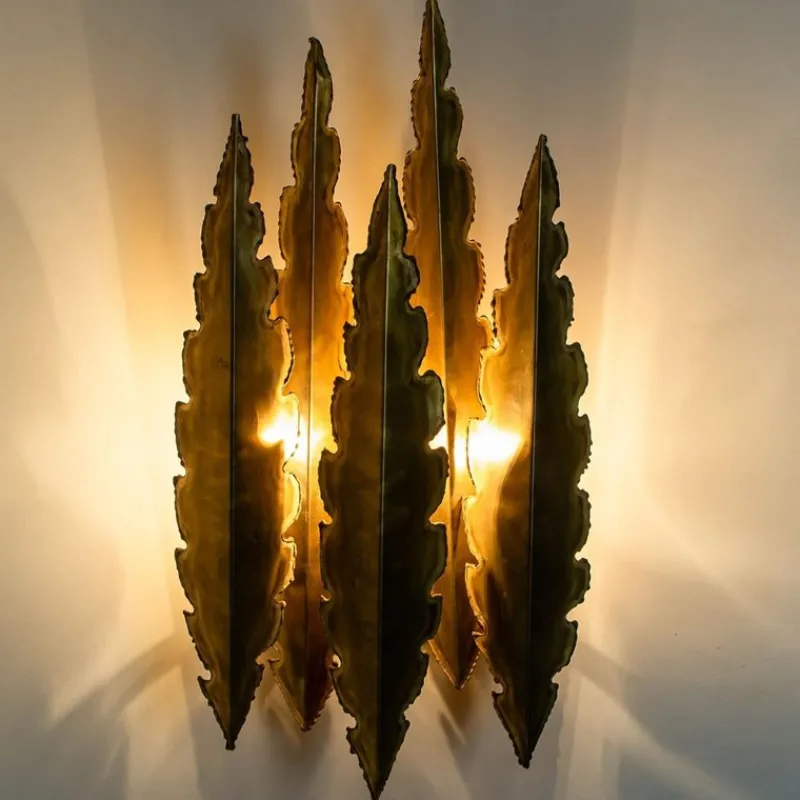 Pamono Brass Wall Sconces by Holm Sorensen, 1960, Set of 2> Wall Lights & Sconces
