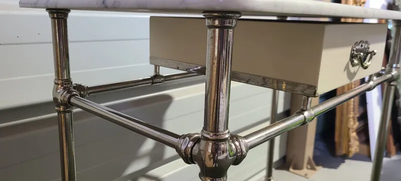 Pamono Brass Washing Table, 1900s> Worktables & Workbenches