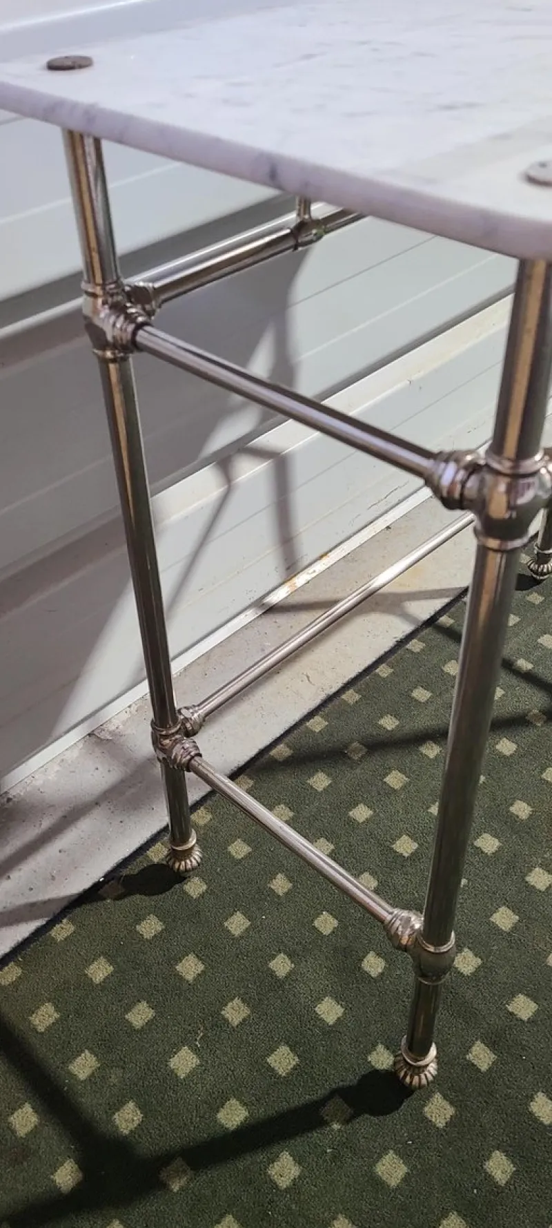 Pamono Brass Washing Table, 1900s> Worktables & Workbenches