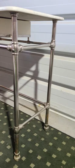 Pamono Brass Washing Table, 1900s><noscript><img width=