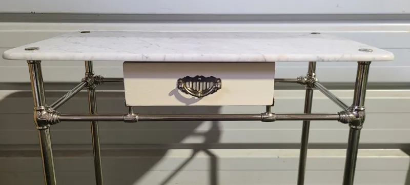 Pamono Brass Washing Table, 1900s> Worktables & Workbenches
