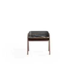 Pamono Bravero Walnut and Breccia Imperiale Glass Nightstand by Morica Design> Tables|Nightstands