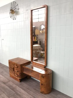 Pamono Briar Bedroom Makeup Cabinet with Mirror, 1930s><noscript><img width=