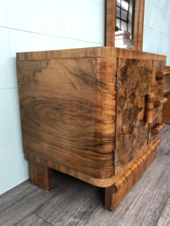 Pamono Briar Bedroom Makeup Cabinet with Mirror, 1930s><noscript><img width=