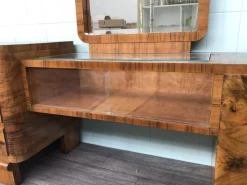 Pamono Briar Bedroom Makeup Cabinet with Mirror, 1930s><noscript><img width=