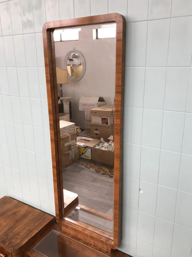 Pamono Briar Bedroom Makeup Cabinet with Mirror, 1930s> Dressing Tables