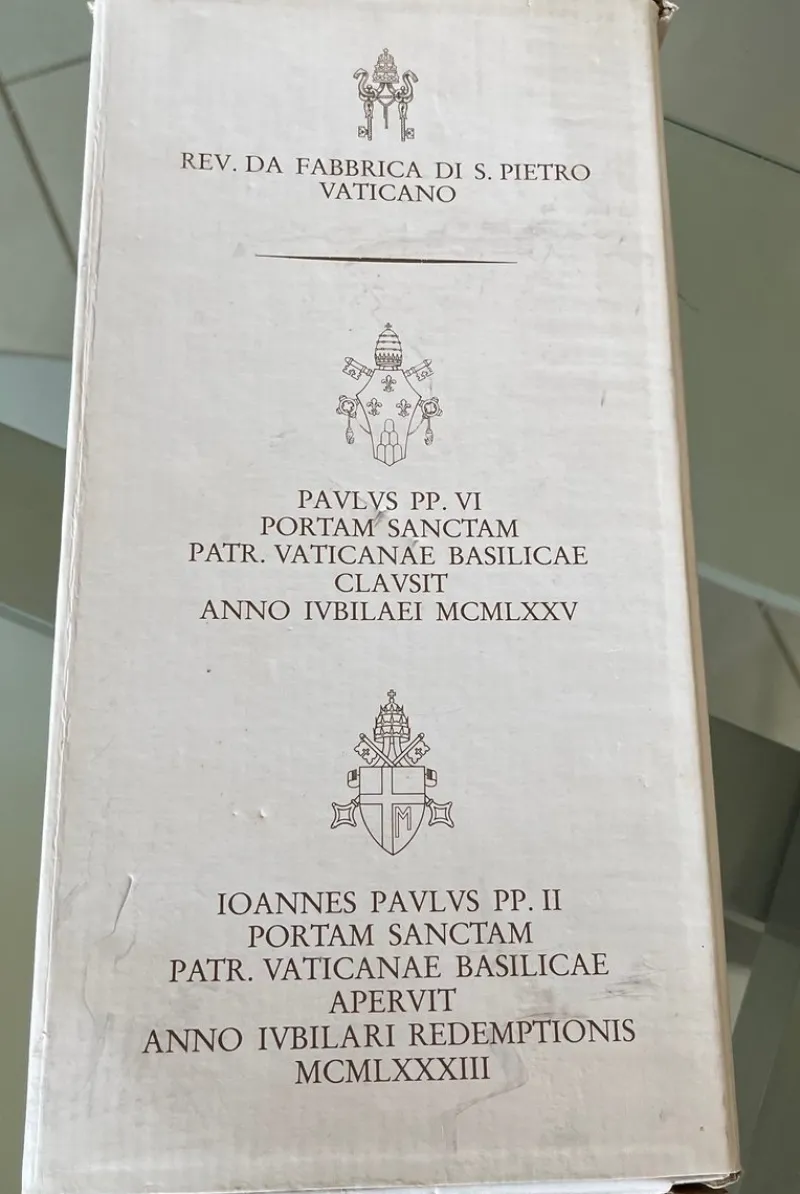 Hot Pamono Brick of the Holy Door of St. Peters, 1975