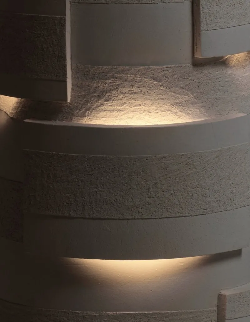 Pamono Bricks Ceramic Table Lamp by Katia Langeard> Table Lamps