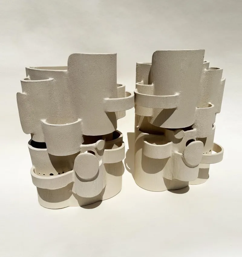 Pamono Bridge Wall Lamps by Olivia Cognet, Set of 2> Wall Lights & Sconces